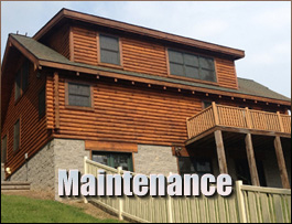  Vandemere, North Carolina Log Home Maintenance